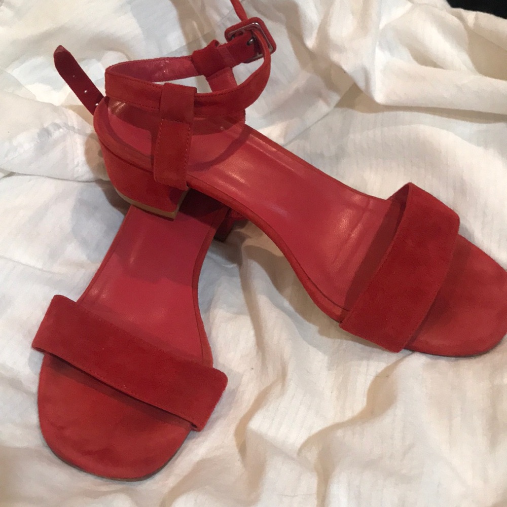 Maryam Nassir Zadeh Red suede Sandal Size 37.5